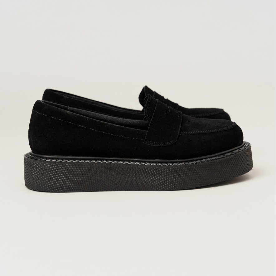     Mocasini - Dune - Velur Black